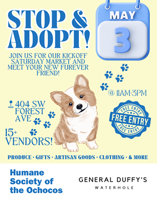 Image: Stop & Adopt Saturday Market Event