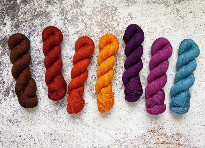 PNW Indie Yarn Dyer, Sugarplum Circus, is at Fancywork Yarn Shop for a two-day Pop-Up Shop, Friday and Saturday, 9/23 & 24.