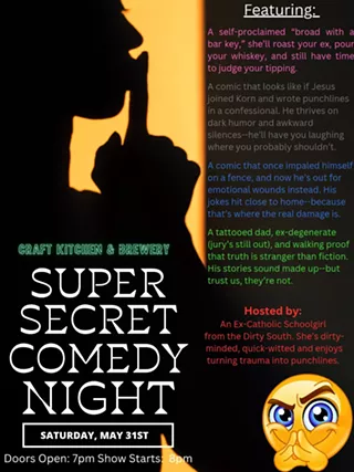 Image: Super Secret Comedy Show