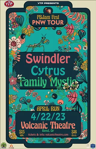 Image: Swindler, Cytrus, Family Mystic "PBJam Fest PNW Tour"