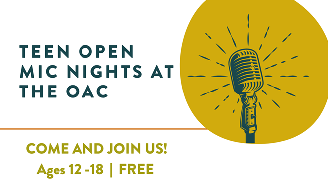 Image: Teen Open Mic Night at the OAC