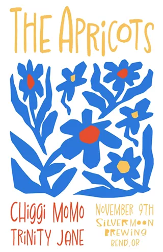 Image: The Apricots and Chiggi Momo, with Trinity Jane