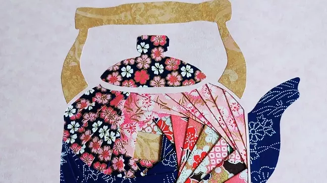 Image: The Art of Tea: Iris Folding Paper Creations