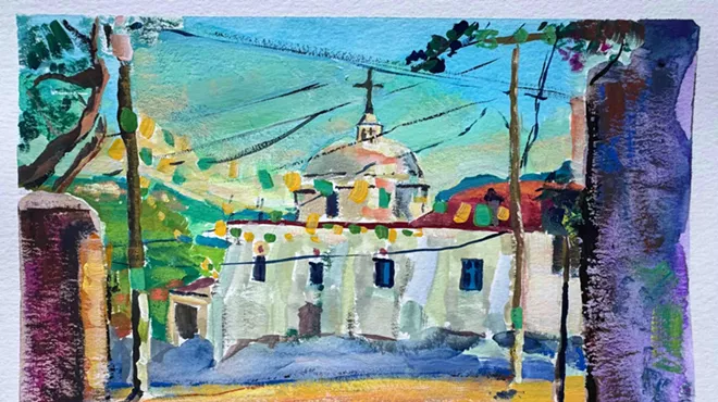 Image: "The Bells are Ringing in Tepoztl&aacute;n": Paintings by Jacob Joseph Norris