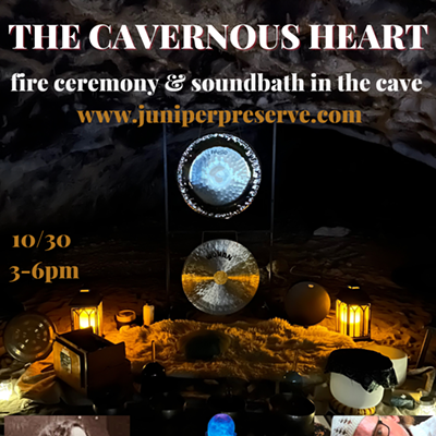 The Cavernous Heart - Fire Ceremony & Cave Sound Bath