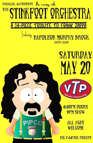 Image: The Stinkfoot Orchestra: A Frank Zappa Tribute Feat. Napoleon Murphy Brock