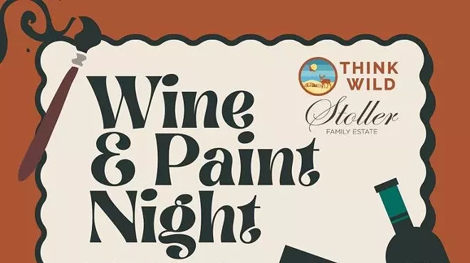 Image: Think Wild: Wine and Paint Night