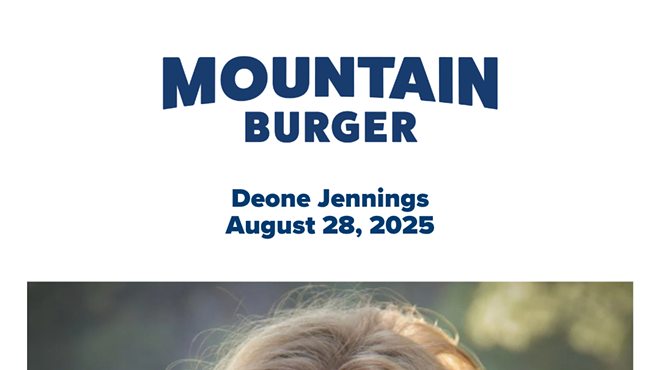 Image: Thursday Night Live at Mountain Burger Bend!