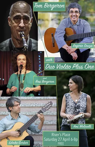 Image: Tom Bergeron with Duo Viol&atilde;o Plus and Rosi Bergeron