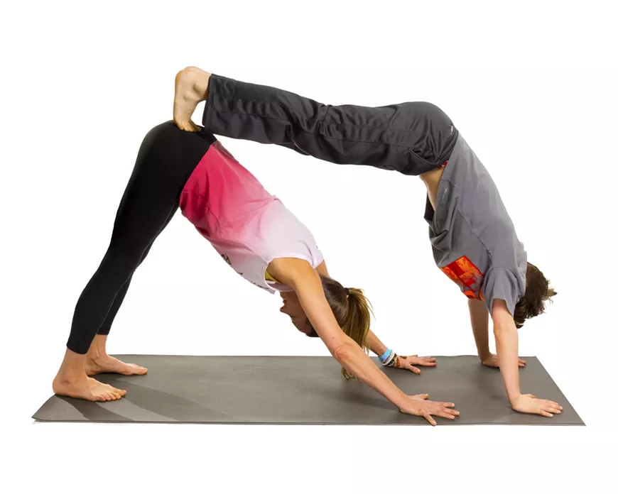 Handstand on Down Dog