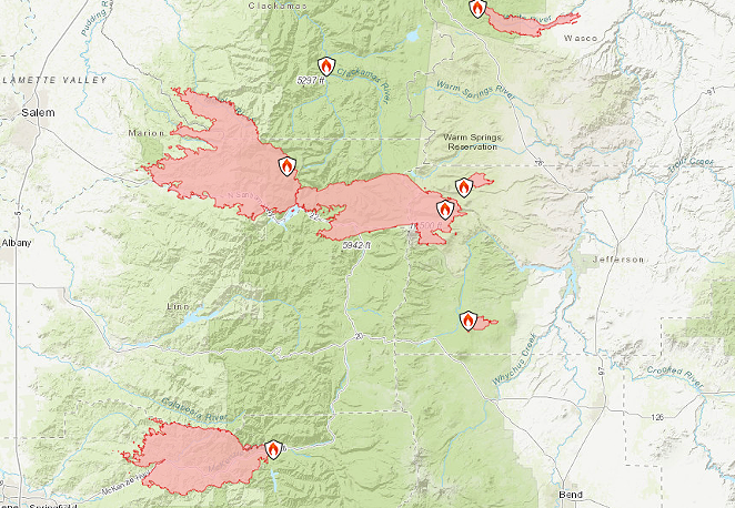 Oregon is Burning, and the Fires Are Zero Percent Contained