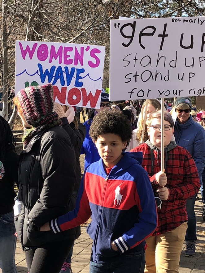 Scenes from the Women's March for Action