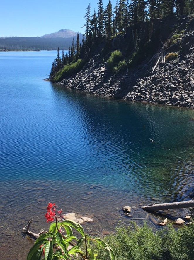 Waldo Lake offers spectacular biking, hiking, boating and camping