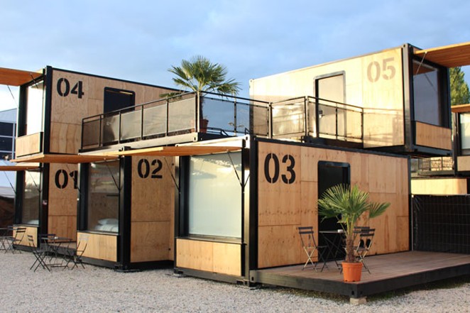 Nomadic Shipping Container Hotel Rooms