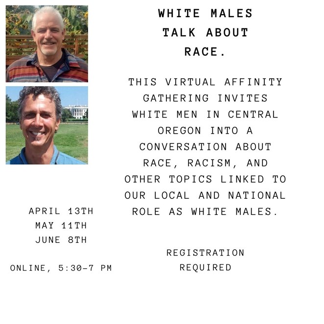 White Males Talk About Race Flyer