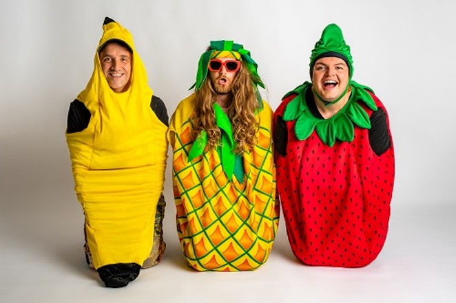Sweet the Banana, N' the Pineapple, and Juicy the Strawberry