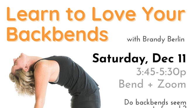 Learn To Love Your Backbends