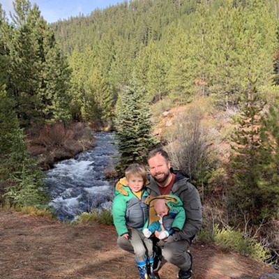 My kids above Tumalo falls. That counts as a couple, right? (Don’t worry they were gifted)