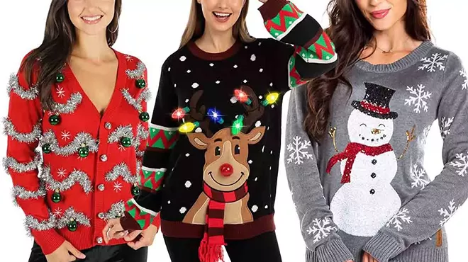 Image: Ugly Sweater Old School Bend House Party