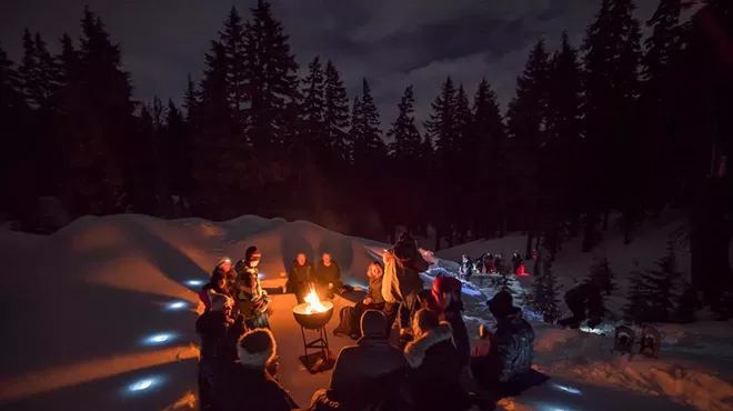 Image: Valentine's Weekend Bonfire on the Snow