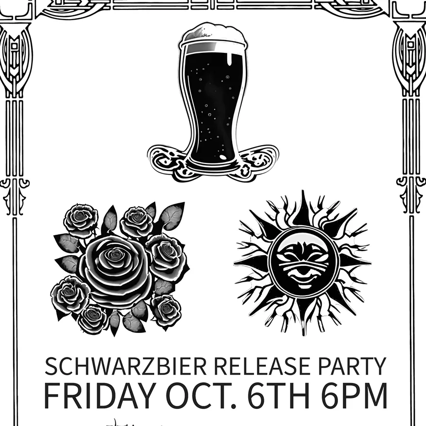 Black Beer -Black Flowers - Black Sun
