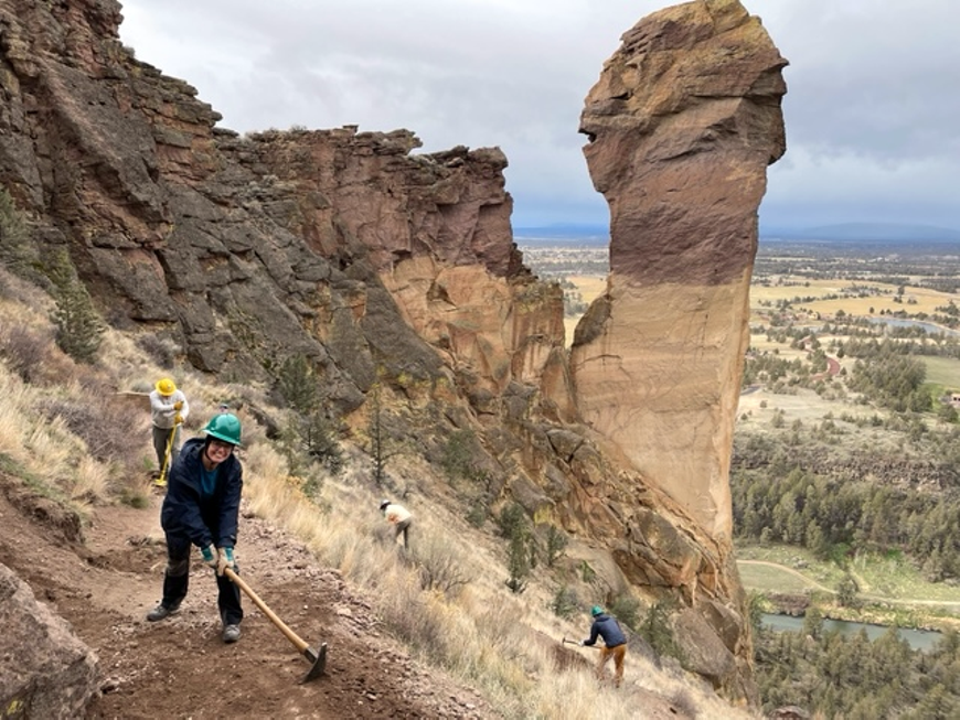 Trail Work at Smith Rock SP