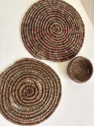Image: Weaving: Threadless Pine Needles!