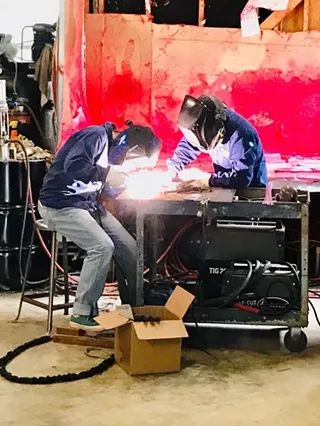 Image: Welding Date Night Class