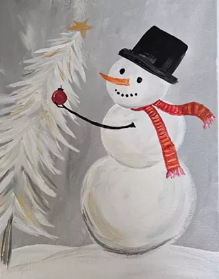 Image: Wine and Paint Night at WVV