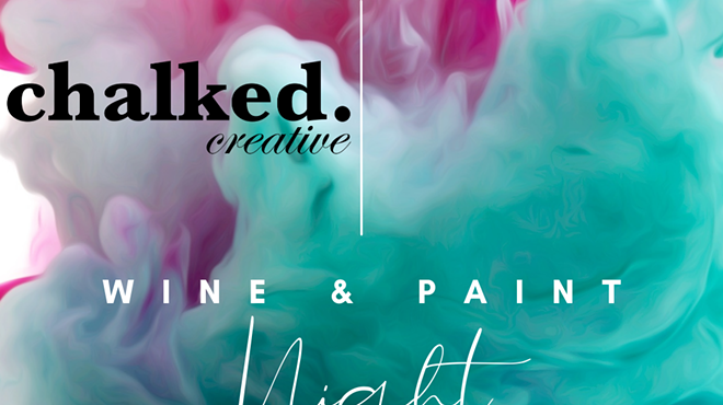 Image: Wine & Paint Night