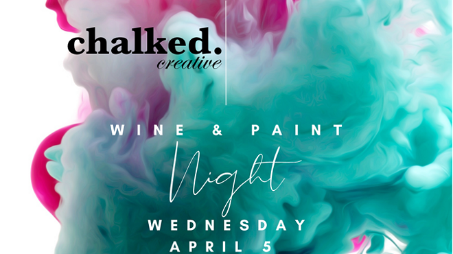 Image: Wine and Paint Night