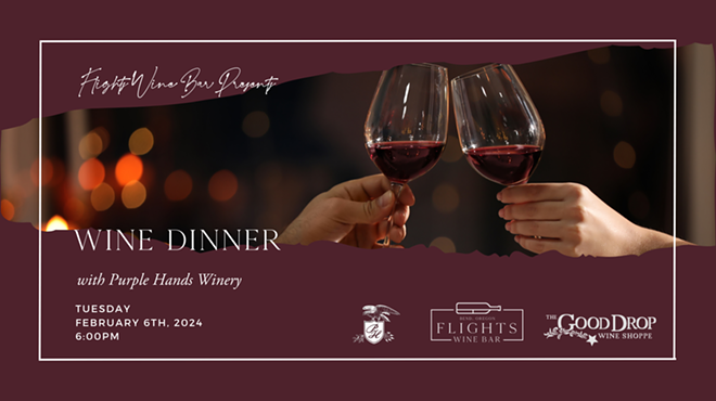 Image: Wine Dinner with Purple Hands