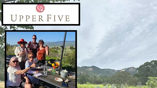 Image: Winemaker Pop Up Pouring with Upper five Vineyards
