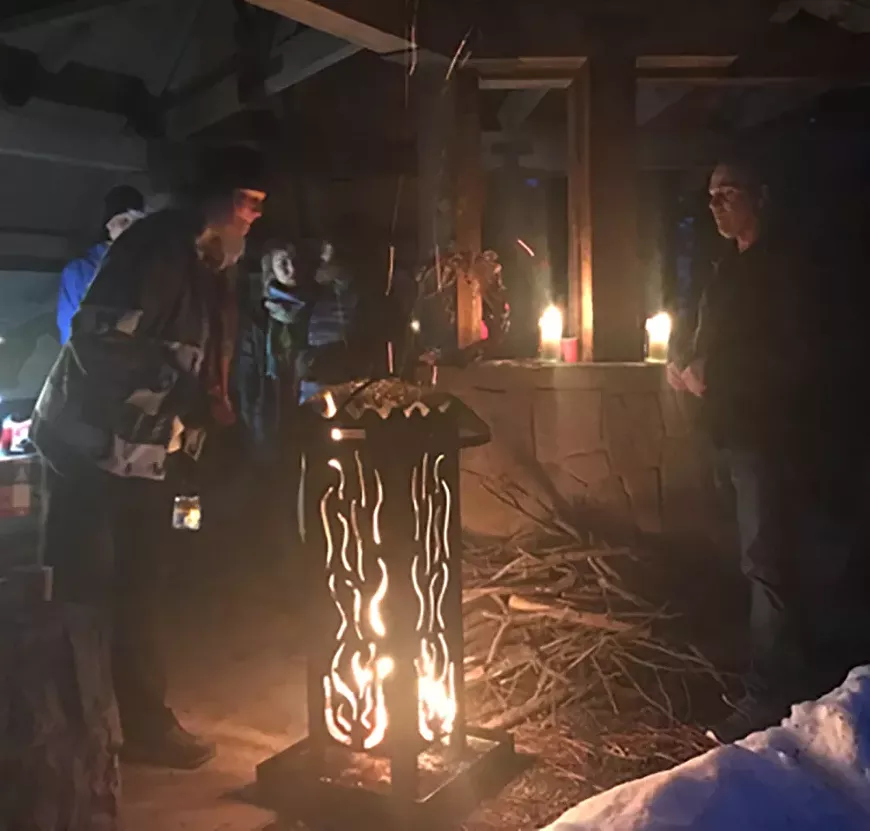 Bring your own candle to Winter Solstice at Sisters Community Labyrinth.