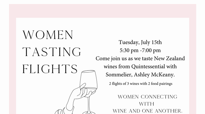 Image: Women Tasting Flights: Quintessential New Zealand