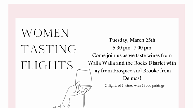 Image: Women Tasting Flights: Walla Walla and the Rocks District