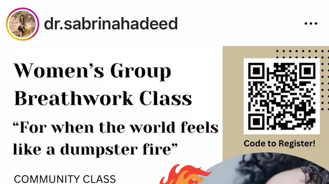 Image: Women's Breathwork Class: For When the World Feels like a Dumpster Fire