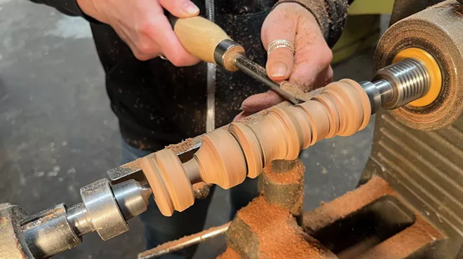 Image: Wood Turning 101 - Introduction to Turning On The Wood Lathe