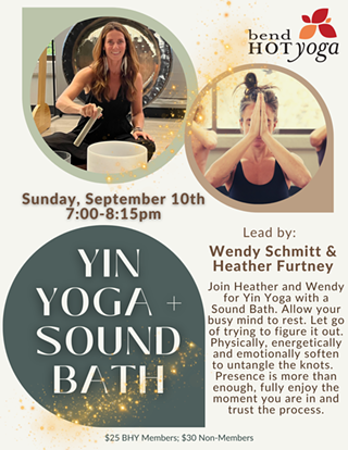 Yin Yoga + Gong and Alchemy Crystal Bowl Sound Bath