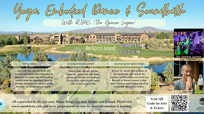 Image: Yoga, Embodied Dance & Sound Bath with Kevin Kraft & DJPK
