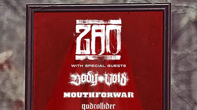 Image: Zao, Body Void, Mouth For War and Godcollider